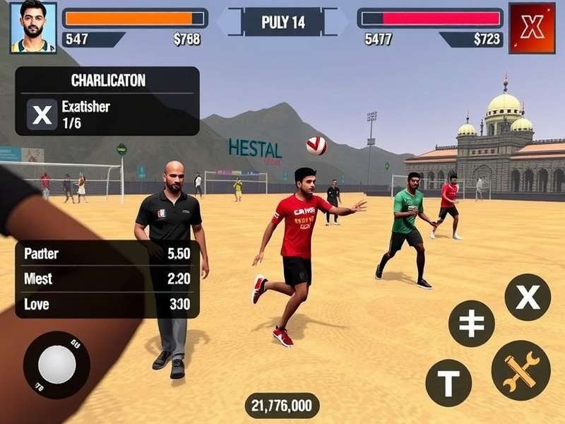 Hindustan Volley Blitz gameplay screenshot